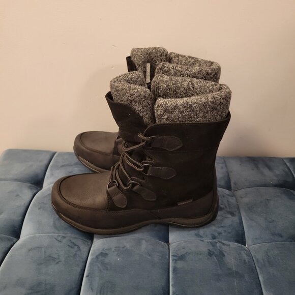 Display model new - Baffin Women's Aspen Snow Boots, Black 7 - Picture 3 of 5